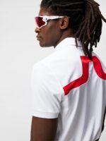 Kv Polo Fiery Red Men J.Lindeberg Clothing 66XF275 - Image 3