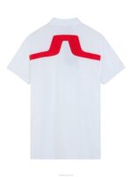 Kv Polo Fiery Red Men J.Lindeberg Clothing 66XF275 - Image 5