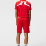 Kv Polo Fiery Red Men J.Lindeberg Clothing 66XF83