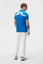 Kv Polo Lapis Blue Melange Men J.Lindeberg Clothing 66XF279