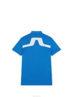 Kv Polo Lapis Blue Melange Men J.Lindeberg Clothing 66XF279 - Image 6