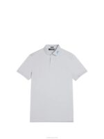 Kv Polo Light Grey Melange Men J.Lindeberg Clothing 66XF281 - Image 5