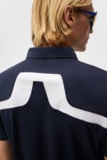 Kv Polo Navy Men J.Lindeberg Clothing 66XF82 - Image 4