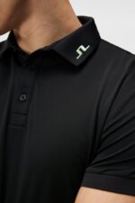 Kv Polo Patina Green Men J.Lindeberg Clothing 66XF277 - Image 4
