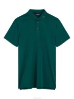 Kv Polo Rain Forest Melange Men J.Lindeberg Clothing 66XF276 - Image 4