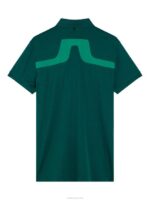 Kv Polo Rain Forest Melange Men J.Lindeberg Clothing 66XF276 - Image 5