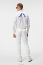 Kv Polo White Men J.Lindeberg Clothing 66XF137 - Image 2