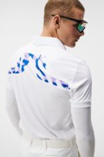 Kv Polo White Men J.Lindeberg Clothing 66XF137 - Image 4