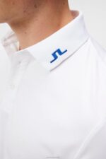 Kv Polo White Men J.Lindeberg Clothing 66XF137 - Image 5