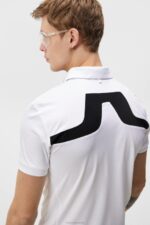 Kv Polo White Men J.Lindeberg Clothing 66XF280 - Image 3