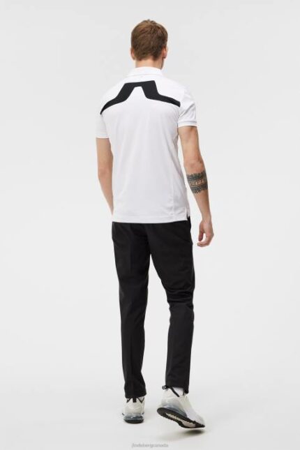 Kv Polo White Men J.Lindeberg Clothing 66XF280