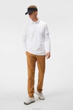Kv Polo White Men J.Lindeberg Clothing 66XF81 - Image 2