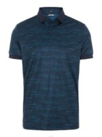 Kv Print Golf Polo HQ Blue Men J.Lindeberg Clothing 66XF2119 - Image 5