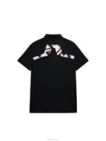 Kv Print Polo Black Men J.Lindeberg Clothing 66XF27 - Image 6