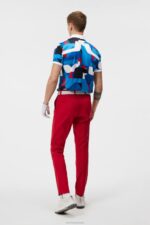 Kv Print Polo Brilliant Blue Big Bridge Men J.Lindeberg Clothing 66XF273