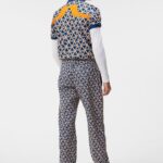 Kv Print Polo Estate Blue Diamond Men J.Lindeberg Clothing 66XF24