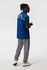 Kv Print Polo Estate Blue Men J.Lindeberg Clothing 66XF28