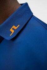 Kv Print Polo Estate Blue Men J.Lindeberg Clothing 66XF28 - Image 3