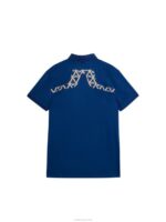 Kv Print Polo Estate Blue Men J.Lindeberg Clothing 66XF28 - Image 6