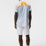 Kv Print Polo Little Boy Blue Diamond Men J.Lindeberg Clothing 66XF25