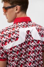 Kv Print Polo Micro Bridge Cherry Men J.Lindeberg Clothing 66XF29 - Image 3