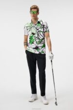 Kv Tour Golf Polo White Men J.Lindeberg Clothing 66XF190 - Image 2