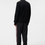 Kyler Wool Blend Zip Black Men J.Lindeberg Clothing 66XF1003