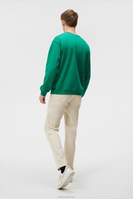 Kyzer Crew Neck Sweatshirt Bosphorus Men J.Lindeberg Clothing 66XF1073