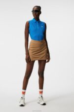 Lale Sleeveless Top Brilliant Blue Women J.Lindeberg Clothing 66XF1514 - Image 2
