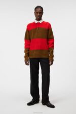 Larkspur Rugby Knit Butternut Men J.Lindeberg Clothing 66XF999 - Image 2