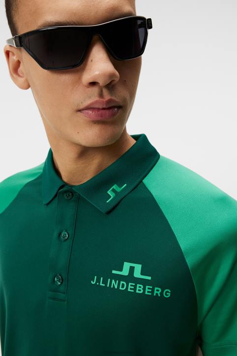 Lars Players Golf Polo Bosphorus Men J.Lindeberg Clothing 66XF191 - Image 4
