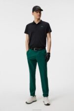 Lars Polo Black Men J.Lindeberg Clothing 66XF320 - Image 2