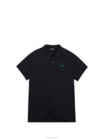 Lars Polo Black Men J.Lindeberg Clothing 66XF320 - Image 5