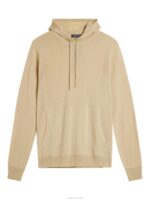 Laurie Light Merino Hoodie Safari Beige Men J.Lindeberg Clothing 66XF1053 - Image 6