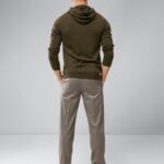 Laurie Merino Hoodie Forest Green Men J.Lindeberg Clothing 66XF2312