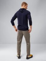 Laurie Merino Hoodie Navy Men J.Lindeberg Clothing 66XF2311