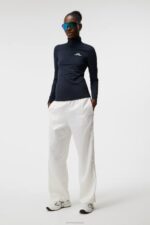 Lauryn Half Zip Mid Layer Navy Women J.Lindeberg Clothing 66XF1880 - Image 2
