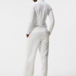 Lauryn Half Zip Mid Layer White Women J.Lindeberg Clothing 66XF1878