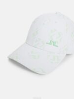 Layla Print Cap White Sphere Dot Women J.Lindeberg Accessory 66XF1983 - Image 2