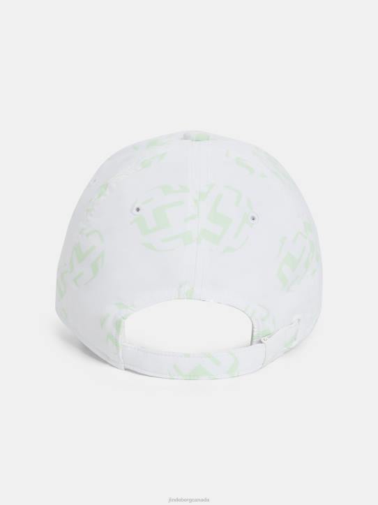 Layla Print Cap White Sphere Dot Women J.Lindeberg Accessory 66XF1983 - Image 1