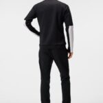 Lazarus Mid Layer Black Men J.Lindeberg Clothing 66XF609
