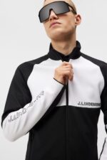 Lazarus Mid Layer Black Men J.Lindeberg Clothing 66XF609 - Image 3