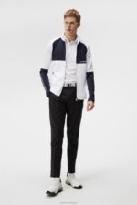 Lazarus Mid Layer White Men J.Lindeberg Clothing 66XF607 - Image 2
