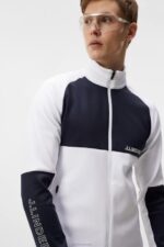 Lazarus Mid Layer White Men J.Lindeberg Clothing 66XF607 - Image 3