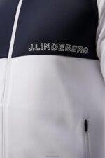 Lazarus Mid Layer White Men J.Lindeberg Clothing 66XF607 - Image 4
