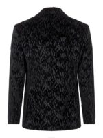 Lenny Printed Velvet Blazer Black Men J.Lindeberg Clothing 66XF2567 - Image 6