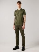 Leo Quarter Zip Polo Deep Depths Men J.Lindeberg Clothing 66XF2105 - Image 3