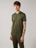 Leo Quarter Zip Polo Deep Depths Men J.Lindeberg Clothing 66XF2105 - Image 4