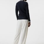 Leonora Mid Layer Navy Women J.Lindeberg Clothing 66XF1886