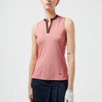 Leya Sleeveless Golf Top Faded Rose Women J.Lindeberg Clothing 66XF2631